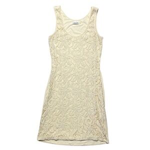Calvin Klein Cream Lace Sleeveless Mini Dress 2